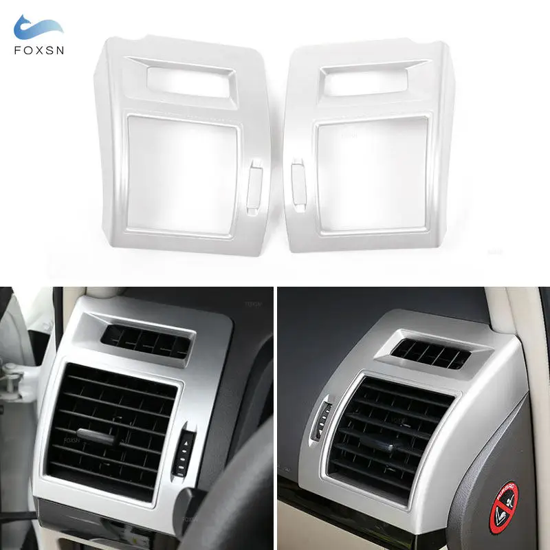 

ABS Chrome Car-styling Dashboard Panel Side Air Outlet Vent Cover Trim For Toyota Land Cruiser Prado FJ150 150 2010 2011 - 2019