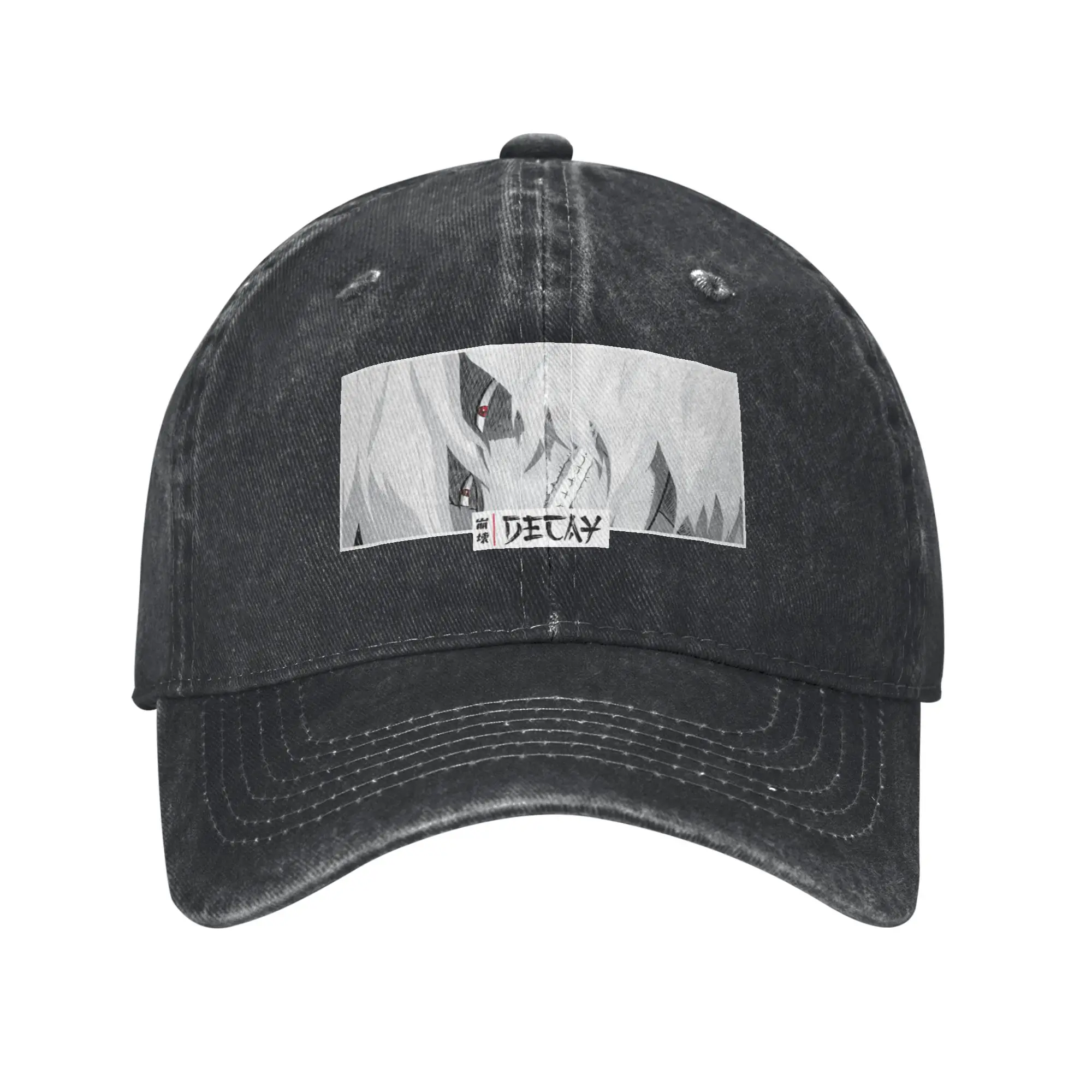 Decay Anime Eyes Monochrome Japanese Cozy Manga Fashion Baseball Cap  Summer Tennis Female  Pool Party Tennis Female