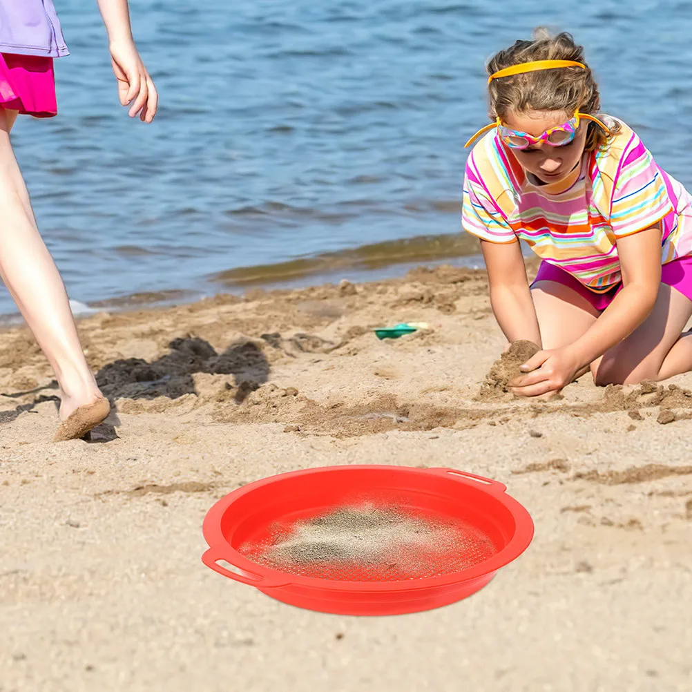 6Pcs Beach Sand Sifter Creative Outdoor Playset for Kids Summer Sand Sieve Shell Sifter for Beach Adventure Small Sieve