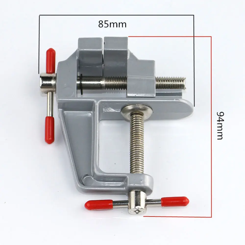 Mini Table Vise Aluminum Alloy Bench Clamp Worktable Holder Tool For Jewelry Model Making Repair Precision Handheld Vise