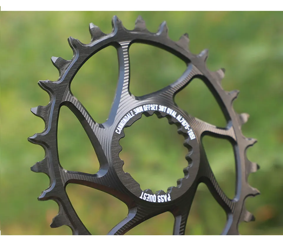 Pass Quest For CANNONDALE si ss 0mm 3mm Offset Bike Chainwheel 28T 30T 32T 34T 36T 38T 40T 42T bicycle Chainrings mtb Bike parts