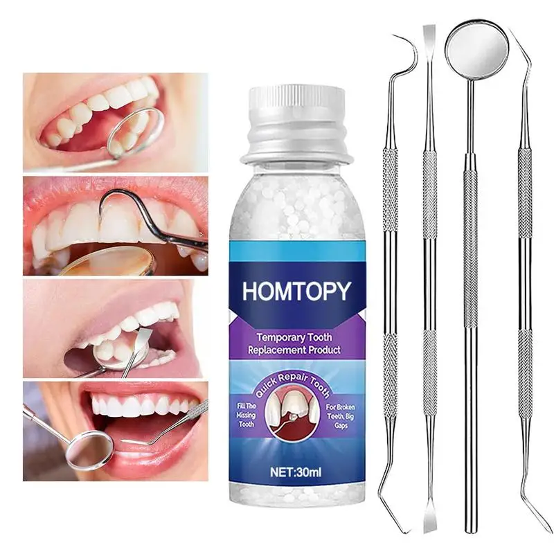 

New Dental Resin Shapeable Teeth Glue Makeup Dentures Modification Temporary Filling Teeth Repair Broken Teeth Tooth Gaps