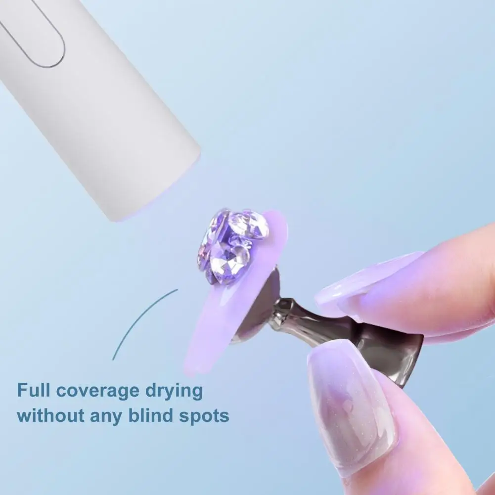 เครื่องอบเล็บแบบพกพา ชาร์จผ่าน USB ได้ ใช้สำหรับอบเจลเล็บ แห้งเร็ว ใช้แสง UV LED สำหรับทำเล็บที่บ้าน