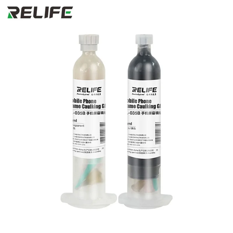 30ml RELIFE RL-035B Caulking Sewing Glue Leak-trapping Methyl Silicone Rubber Adhesive For Samsung Huawei Frame Repair Liquid