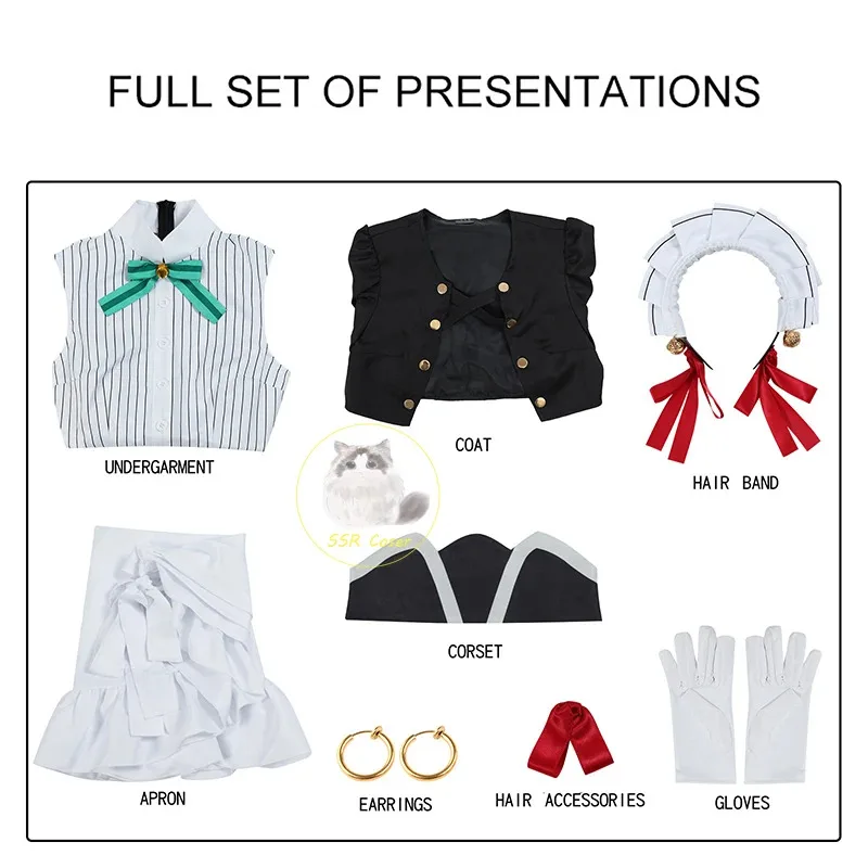 Anime You Are Ms Servant Yuki Yokoya Cosplay Costume Kimi Wa Meido-sama Snow Maid Dress Uniform Halloween Party Outfitx;8'm6,