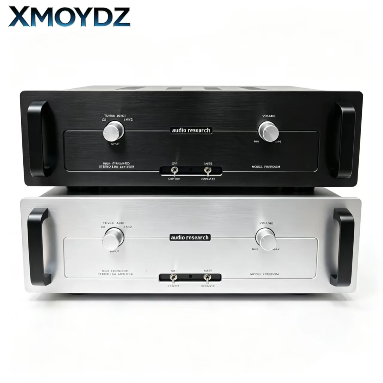 HiFi Premium Aluminum Amplifier Chassis ARC Style 480*150*350mm DIY Custom Build Vacuum Tube Preamplifier Audio Enclosure Case