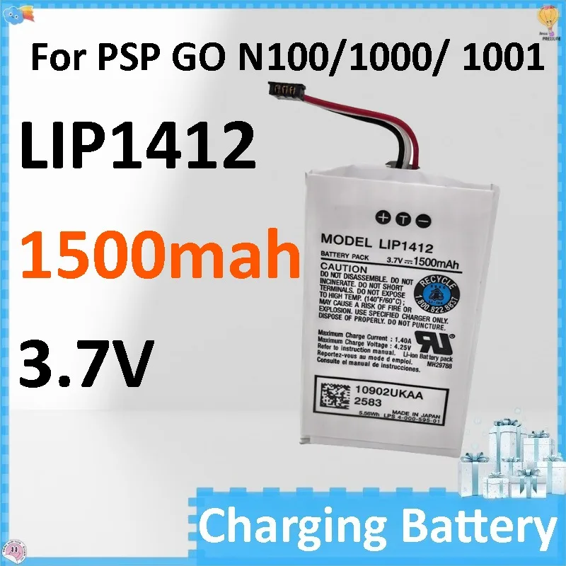 

5pcs New 1500mah 3.7v Battery Model LIP1412 Quality Battery for PSP GO N100/1000/ 1001 High Energy and Long Lasting