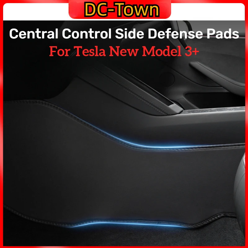 

Central Control Side Defense Pads for Tesla New Model 3 Highland 2024 Anti Kick Pad Rear Door Protective Cover Car Accessories