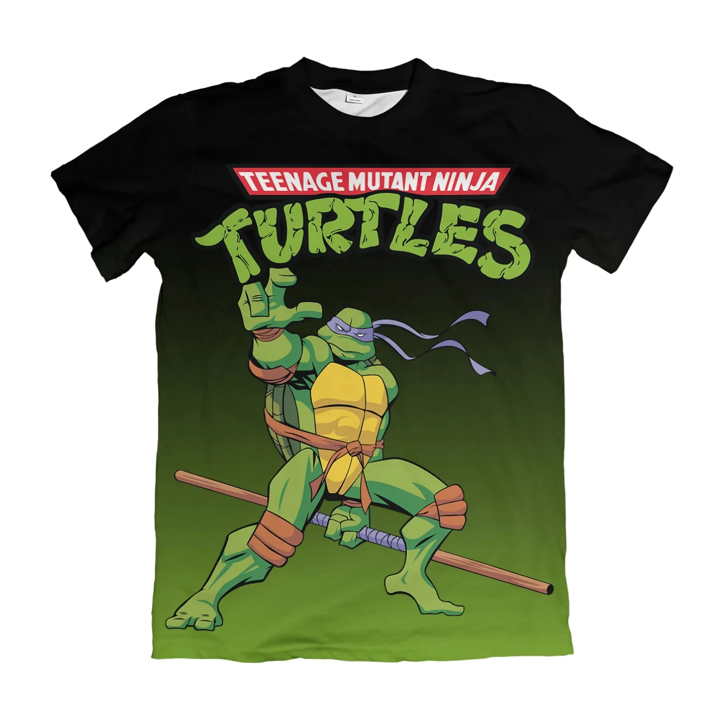 2026 Hot Selling Fashion New Ninja Turtles Outdoor Leisure Sports Hip-hop Street Wear 3D Printing Plugin Round Neck T-shirt - view 3