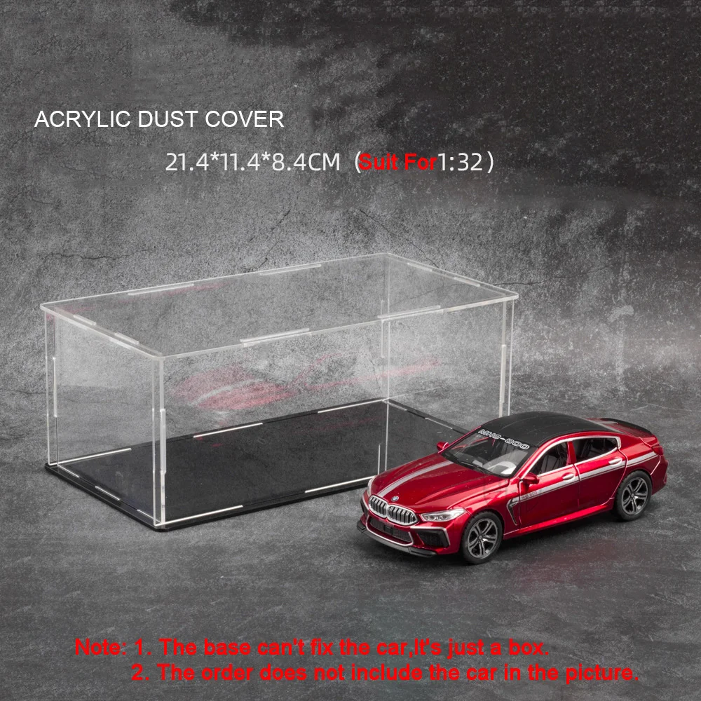 1/32 1/24 Acrylic Transparent Toy Car Model Display Box Plastic Dust Cover High Transmittance Strong Durable Storage Box For Boy