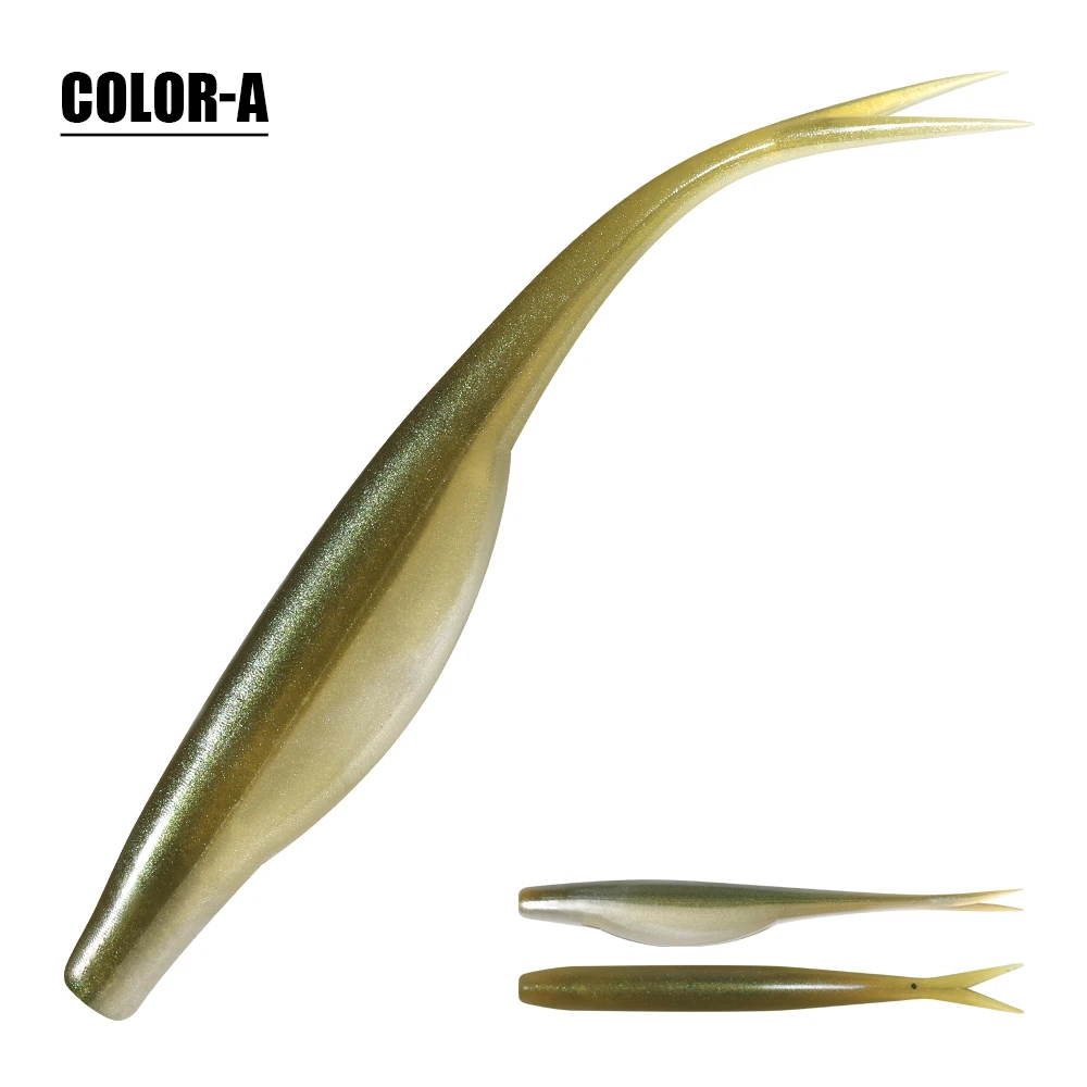 Spinpoler Soft Jerkbait Floating Split Tail 7 cm Angelköder Shad Minnow Crankbait Kunststoff Swimbait für Bass Forelle Zander Tackle