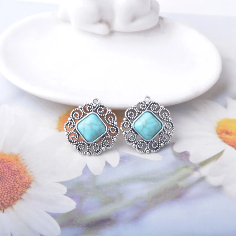 10 Stück/Set Acryl-Anhänger Schmuckzubehör Boho Anhänger DIY Damenohrringe – Detail 6