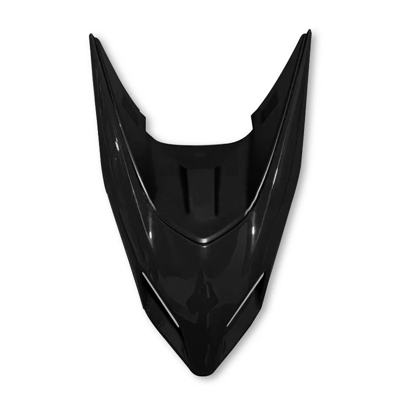 صالح ل Ducati Hypermotard 950 2019 2020 2021 2022 دراجة نارية ألياف الكربون السفلى الجبهة الأنف العلوي لوحة هدية الحماية #4