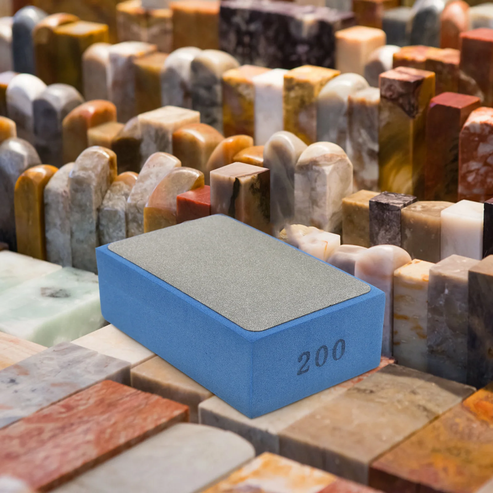 Almofadas de polimento manual de diamante, espuma macia para azulejo, mármore, concreto, bloco de lixa, kit de pedra, almofada de lixa, kit de pedra polonesa