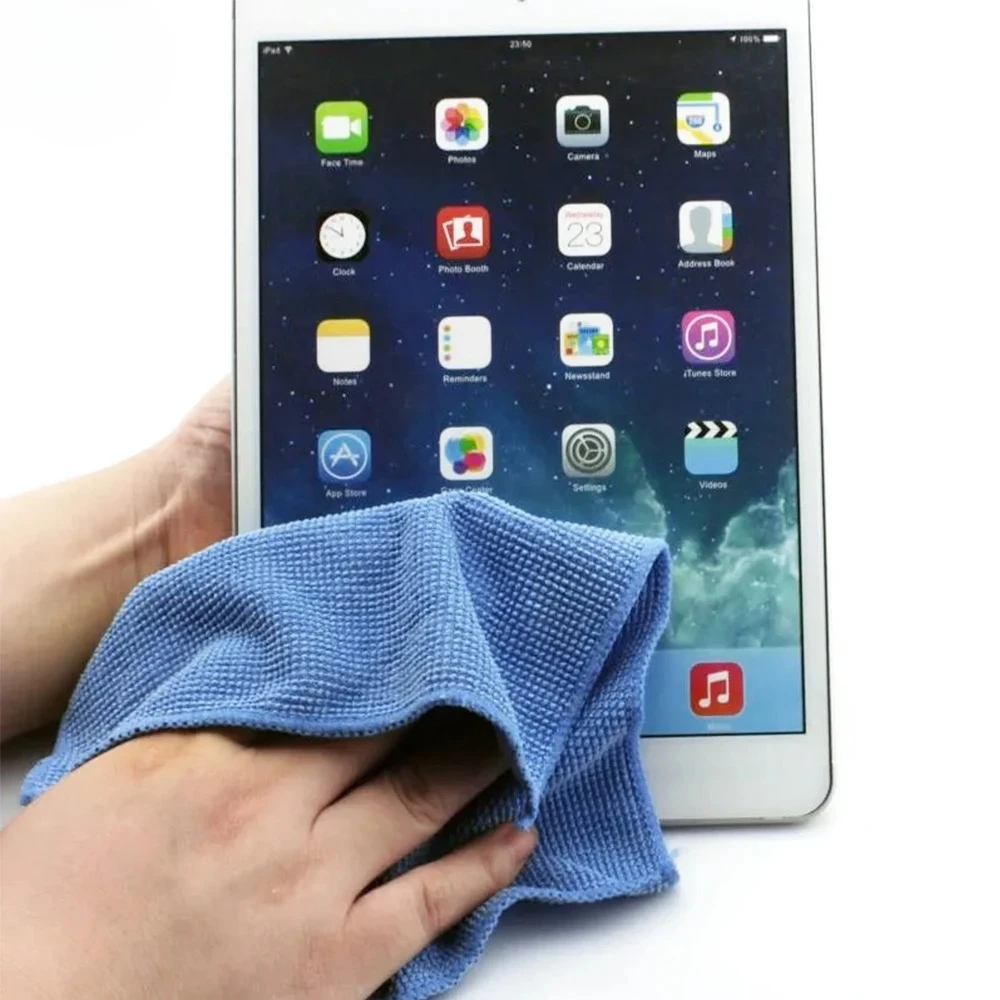 Microfiber Cleaning Cloths, Lint-Free, Streak-Free, for Sunglasses, Camera Lens, LCD, Cellphone, TV, Laptop, iPhone, iPad