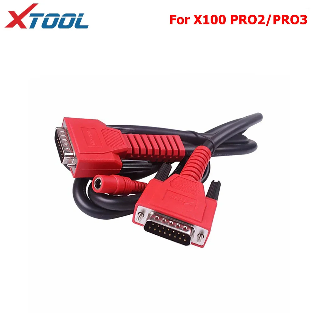 XTOOL Car Diagnostic Cables For X100PRO2/PRO3 16pin OBDII Adapter Work With D7 D8 D9 IP616 IP608 IP819 IK618 X100PAD3 X100 MAX