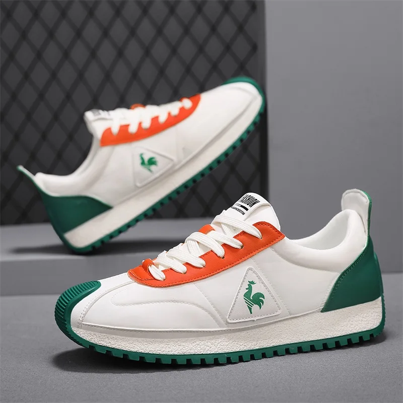 Zapatos para correr antideslizantes para hombre, zapatos informales de malla para exteriores, zapatos de lujo con amortiguación todoterreno, zapatillas de deporte transpirables para correr