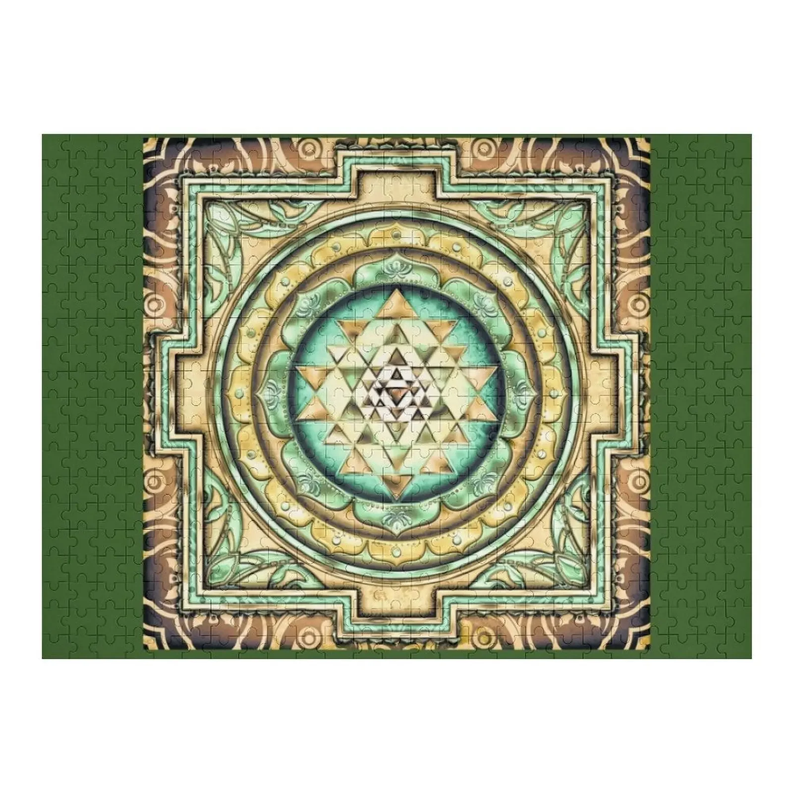 

Sri MANDALA Yantra (1) Пазл Персонализированный подарок с фотографией Настраиваемый подарочный пазл