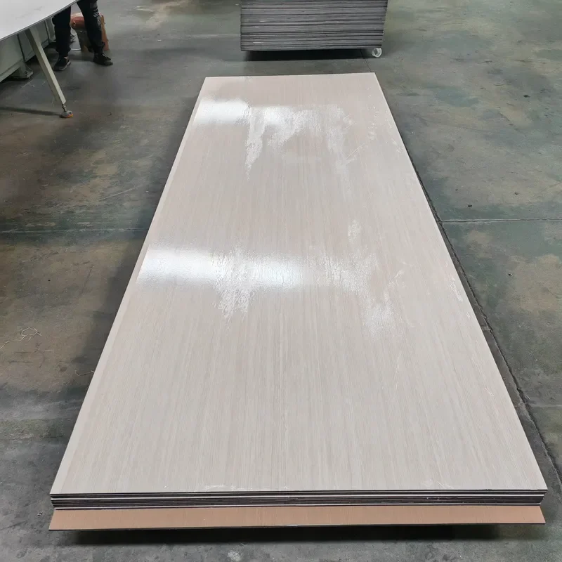 2026 PET Marble Continuous Texture Co-extruded Bamboo Charcoal Wood Veneer Modern Design Waterproof Fireproof PVC Wall 7.10
