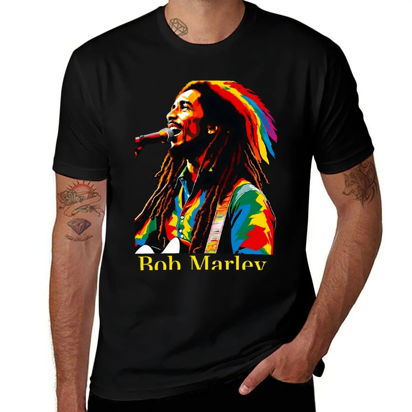 

Bob Marley T-Shirt man t shirt summer man t shirts for men casual t shirt personalised T-shirt