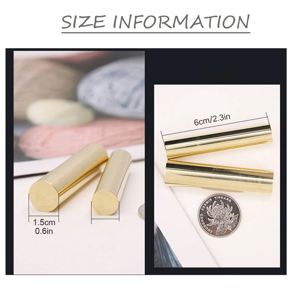1pc Dog paw and Bear Claw 2 Sides Wax Seal Stamp Brass Column Mini Brass Gun Sealing Wax Stamps 15mm Wax Seal Column for Envelop