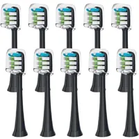 10pcs Replacement Brush Heads for Xiaomi SOOCAS X3 X5 V1 X3U Soft Bristle Electric Toothbrush Dupont Bristle Sealed Packed Urn