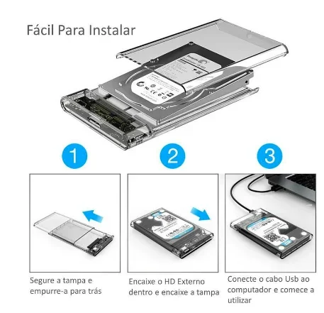 2026 New External Hd Case 2.5 USB Notebook 3.0 Compatible Ps4 Xbox One Pc 6Gbps