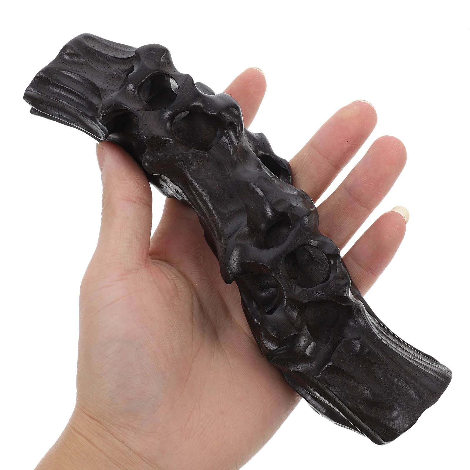 

Carved Wooden Paint Brush Holder Stand Hollow Design Calligraphy Brush Rest Desk Organizer Pen Display Fountain Pen Stand