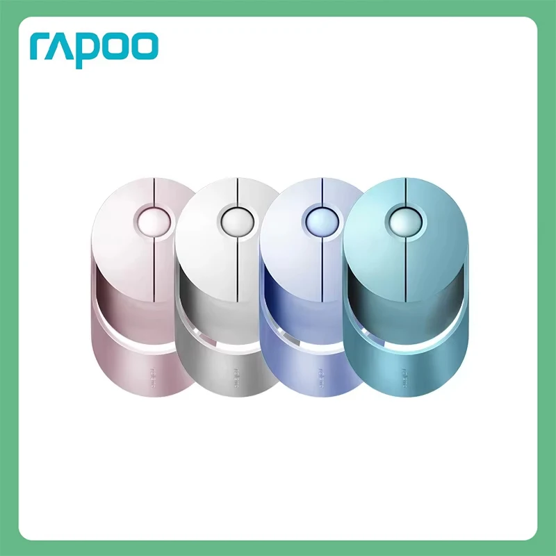 

Перезаряжаемая бесшумная беспроводная мышь Rapoo Ralemo Air 1, поддерживает Bluetooth 5.0/3.0 и RF 2,4G до 3 устройств для телефона, телевизора, ноутбука