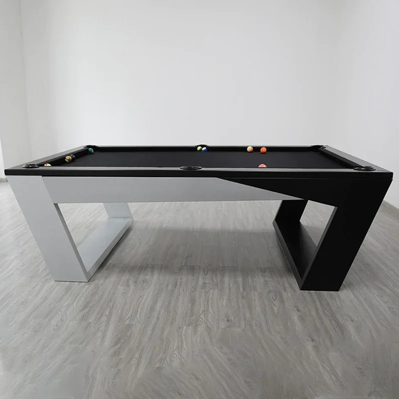 2025 Ronsen Factory hot sale solid wood frame quality design 7ft 8ft 9ft pool billiard table with leather pocket