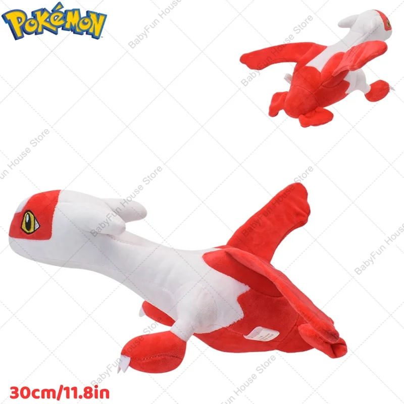 Pokemon Shiny Latios Latias Kawaii Plüschtiere Niedliche Anime Pikachu Lapras Stofftiere Peluche Puppen Geburtstagsgeschenke Kinder