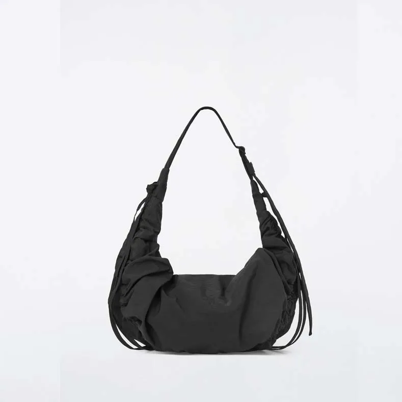 Cos Hobo Bag 2024 New Shoulder Croissant Large Capaci Dumpling Bag Cargo Nylon Satchel Trendy Seldont Bag