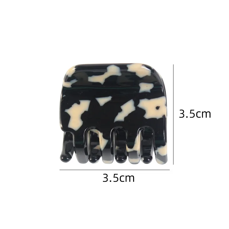 1.37 inch Acetate Sheet Printing Hair Claw for Women Girls High Quality Mini Hair Clips Hair Clamps Headwear Hair Accessories