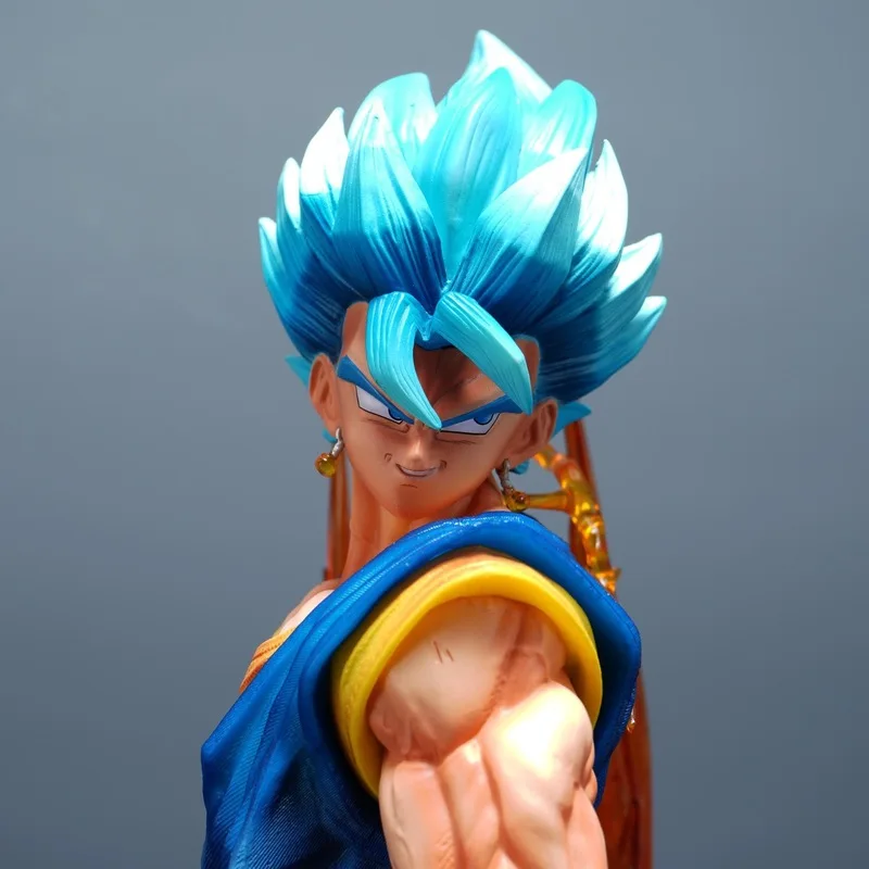 Yunqi Dragon Ball Super Vegito Super Saiyan Fusion Gk Figure Anime Model Desk Decor Cartoon Statue Collectible Toy Gift - view 4