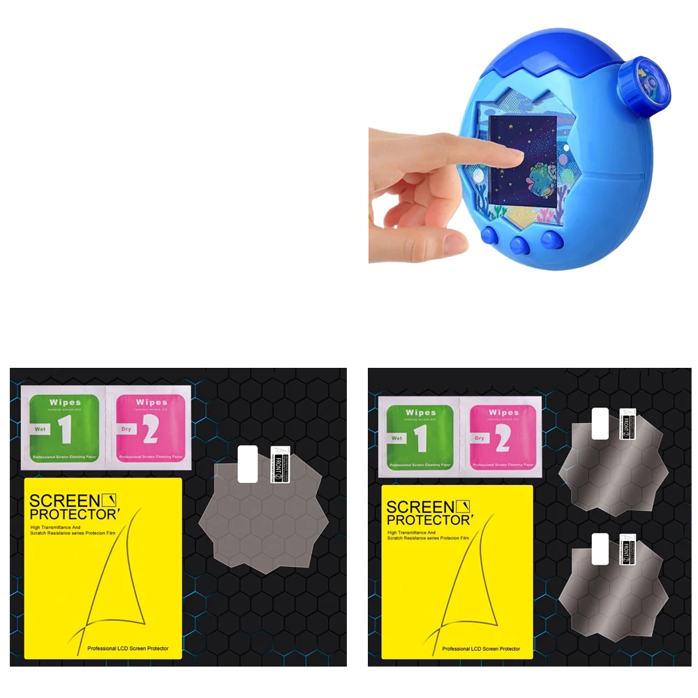 

Screen Protector for Tamagotchi Paradise game console Clear TPU Soft Protective film, Full Coverage&Bubble-Free Installation