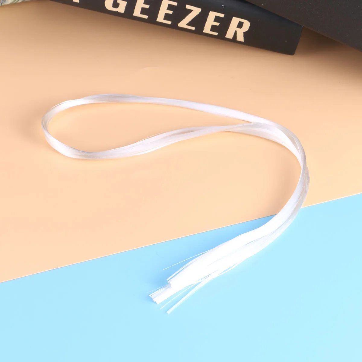 1pc 50cm ferramenta de extensão de fibra de vidro fibra para arte diy salão uso fibras brancas para extensão de unhas salão de beleza fibra de vidro