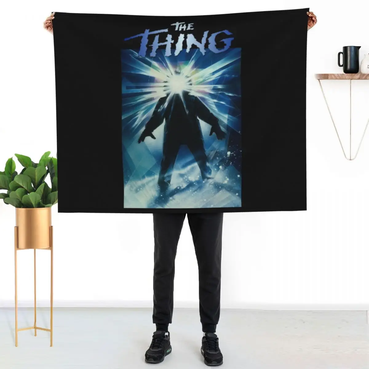 

The Thing (1982) Throw Blanket All Weather Soft Throw Blanket for Sofa