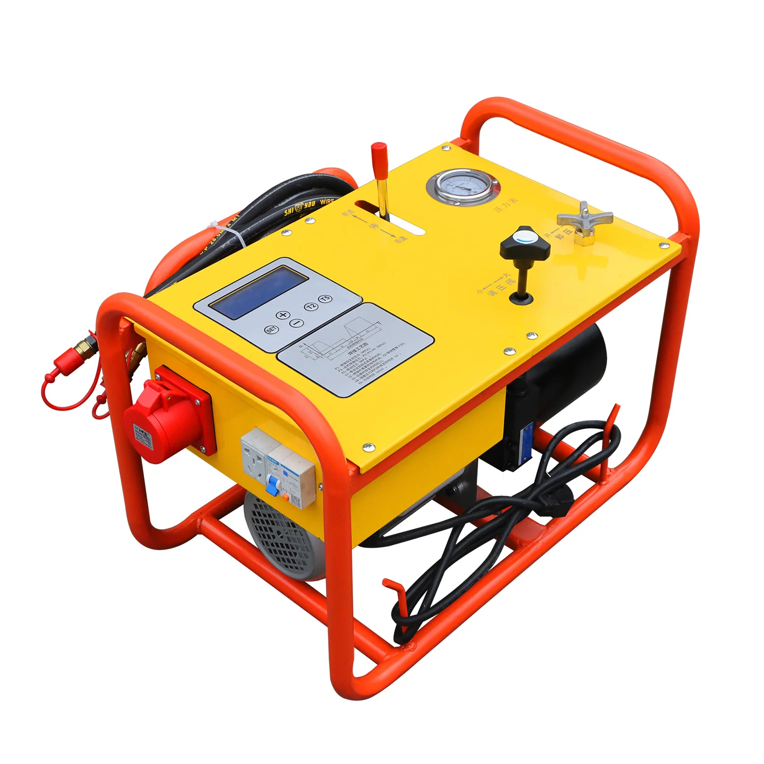 لحام ماكينة لحام البلاستيك 90-250 مللي متر ماكينة أنابيب ppr الهيدروليكية ماكينة بعقب Hdpe