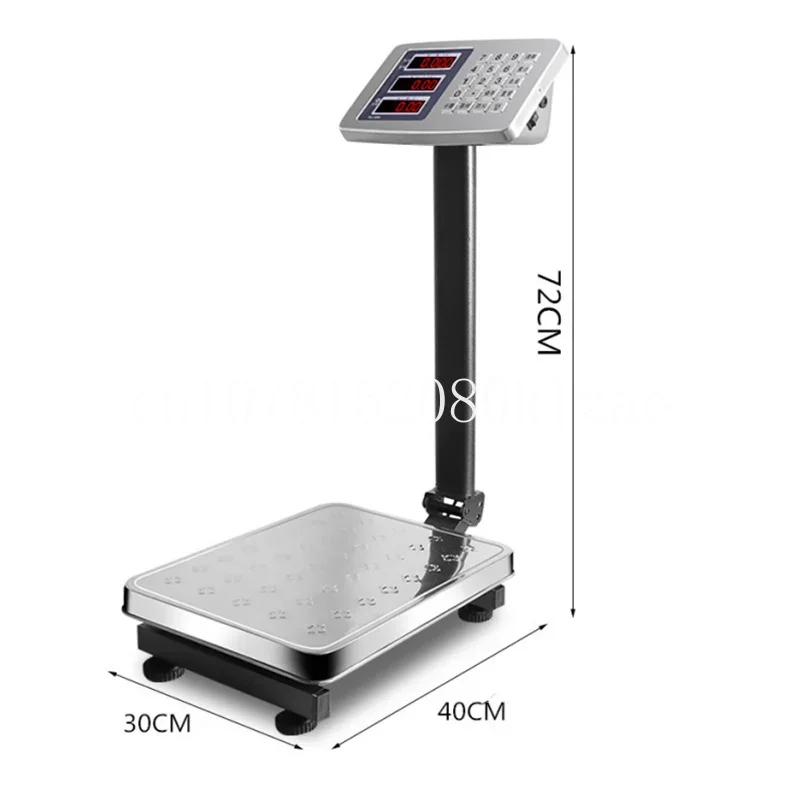 Stainless steel waterproof folding table scale 150kg commercial electronic scale 100kg commercial scale