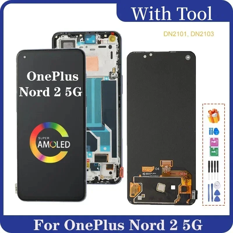 643-amoled-per-oneplus-nord-2-5g-display-lcd-touch-screen-digitizer-per-oneplus-nord-2-dn2101-dn2103-schermo-lcd