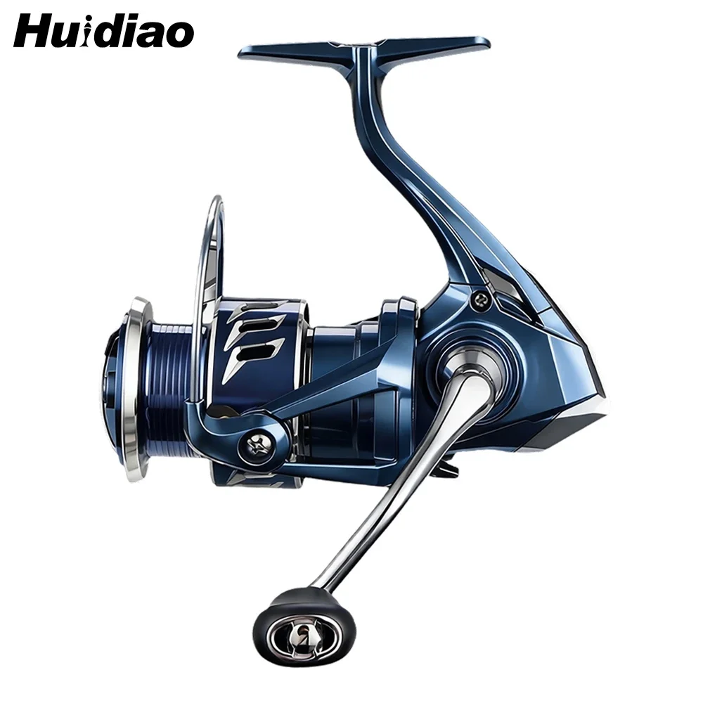 Huidiao Wasserdichte Spinnrolle 2500/3000 Serie 5+1BB Zero Play Lure Angelrolle CNC-Schraubgriff für reibungsloses Werfen