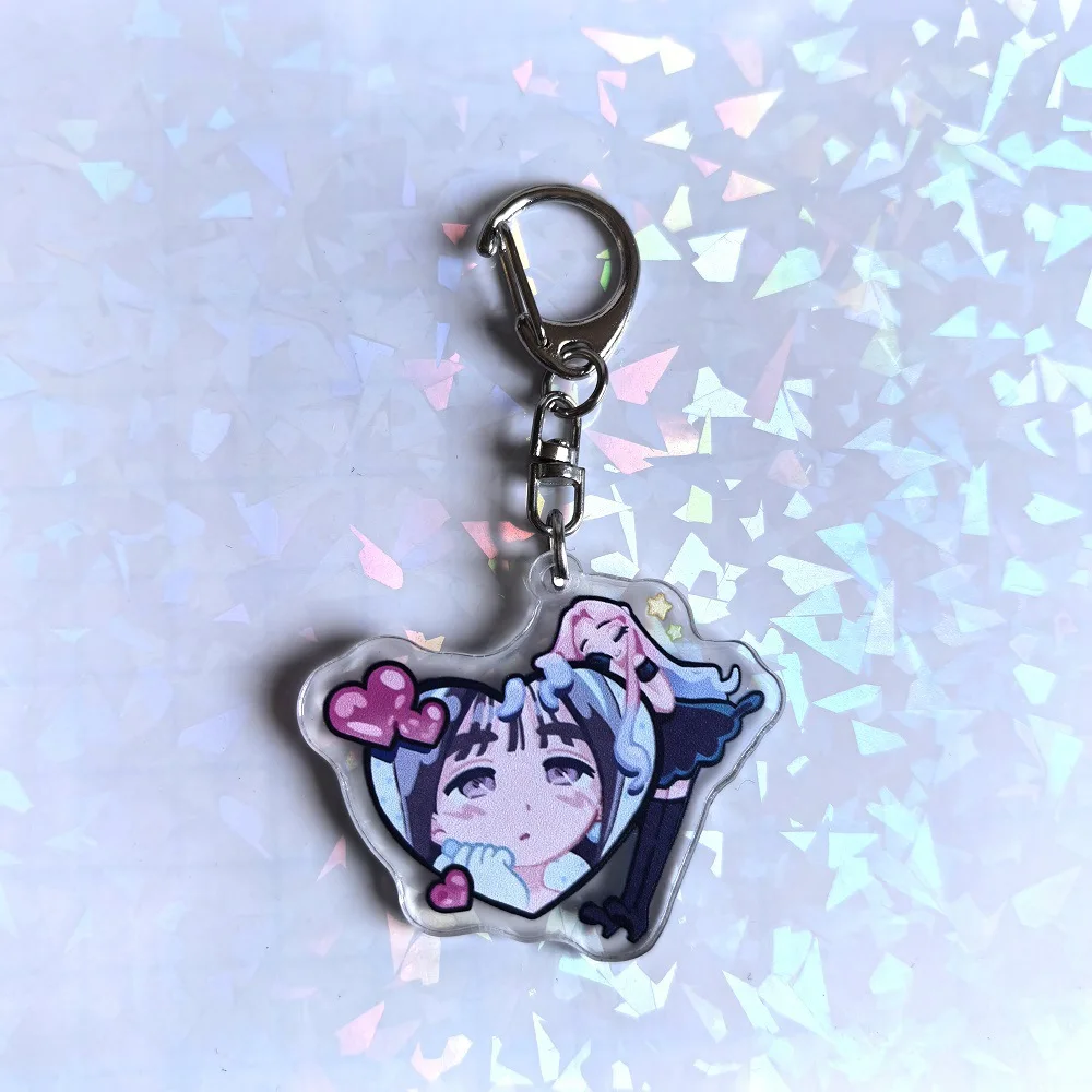 شفافة الغريبة المرحلة Chibis المفاتيح لوكا إيفان حتى ميزي هيونا سوا حلقة رئيسية لعبة اكسسوارات ظهره قلادة مجوهرات هدية