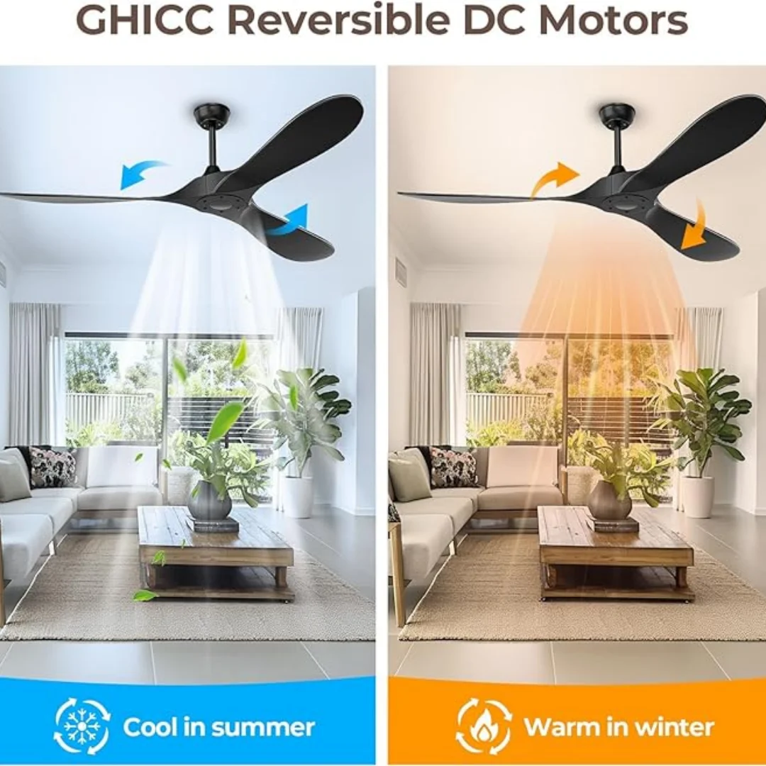 85-265V Solid Wood Bland 52 60 Inch Ceiling Fans with LED DC Motor Remote Control Ventiladores Para Casa 산업용 선풍기 Free Shipping