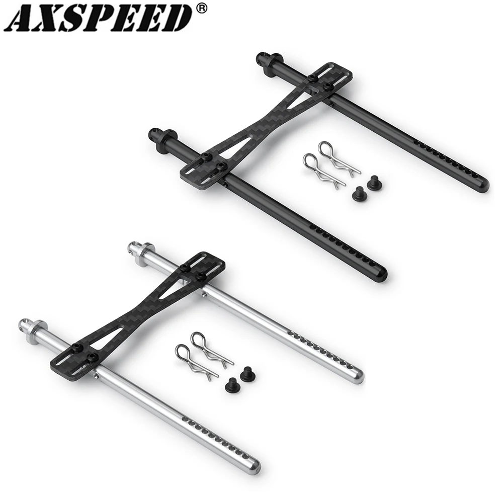 AXSPEED RC Crawler Car Rear Body Shell Post Mount Holder with Clip for 1/10 Axial SCX10 II 90046 90047 90060 90059