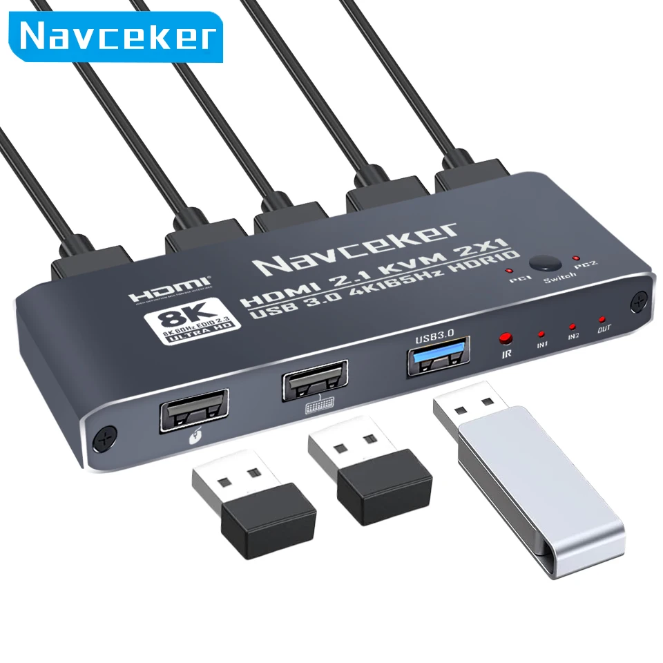 Navceker Hdmi Kvm S… - image