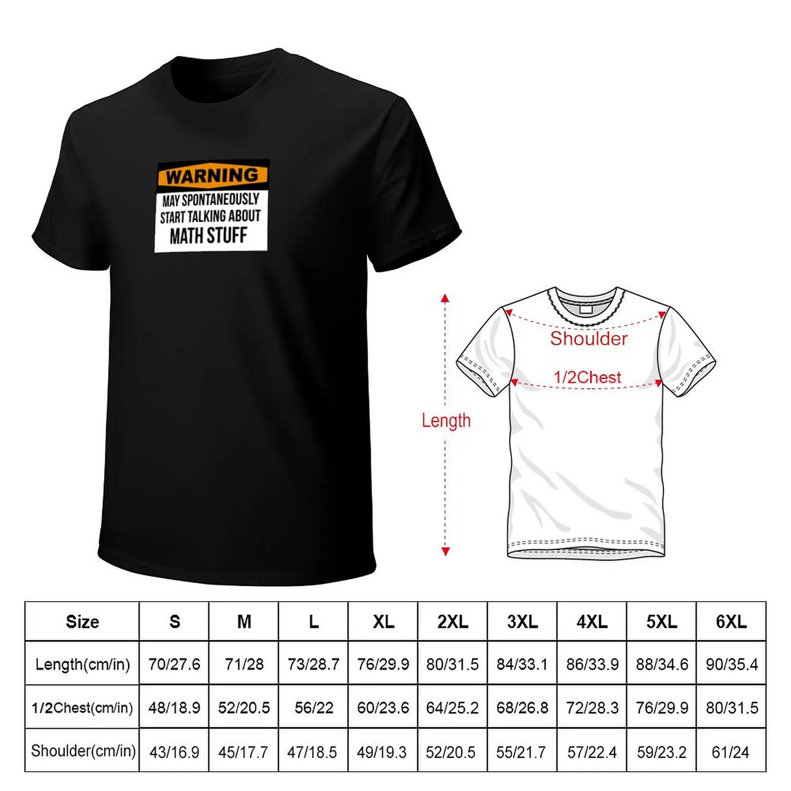 Cool math T-Shirt Vintage Print Crew Neck Tee
