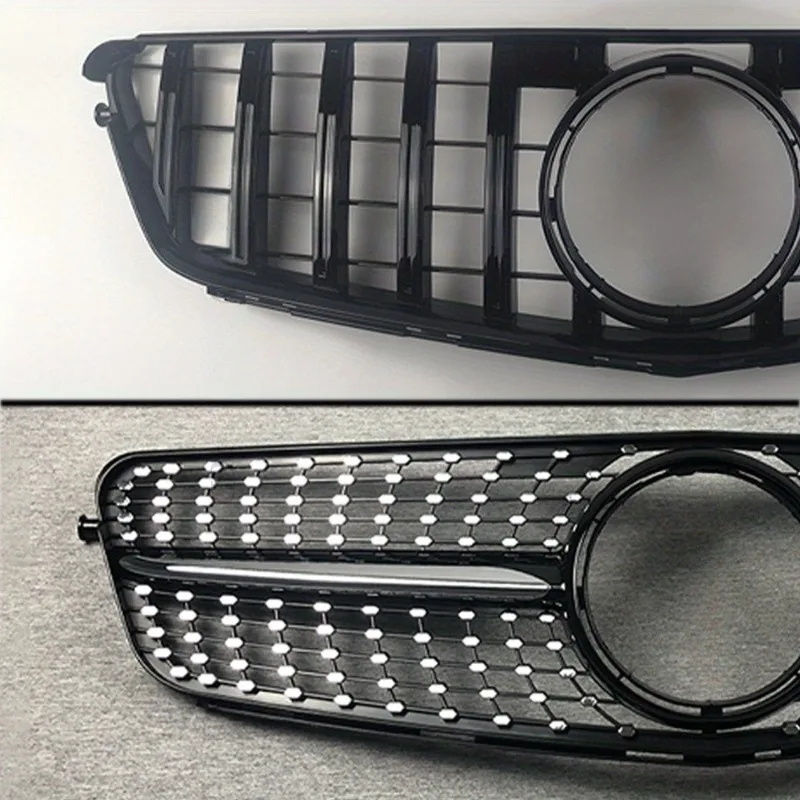 

AMG GT Diamond Style Front Bumper Grille Mesh Upgrade for 2007-2014 for Mercedes-Benz C-Class W204,Stylish Auto Accessory