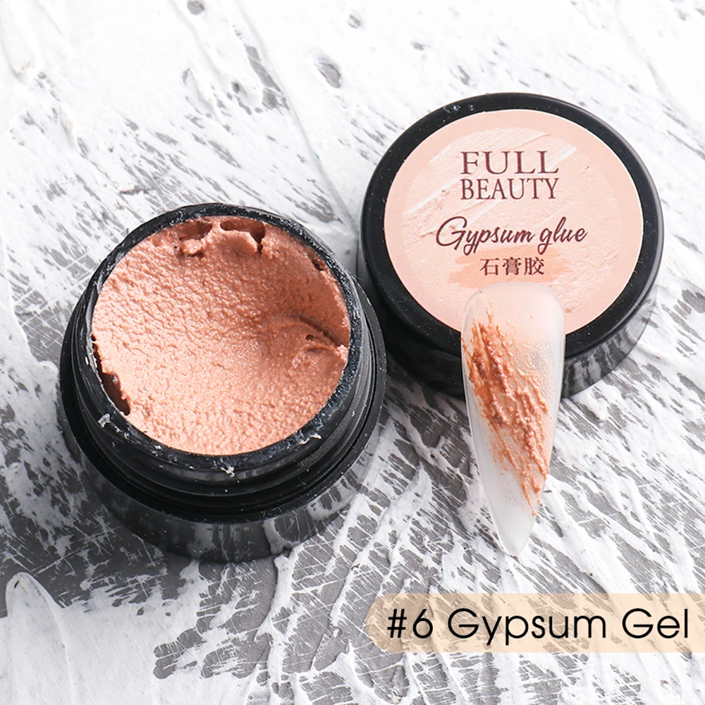 Decorazioni per unghie fai-da-te Accessori per manicure Gel per unghie Decorazione per smalto per unghie Smalto per unghie Lacca 3D Texture sabbia Gel di gesso