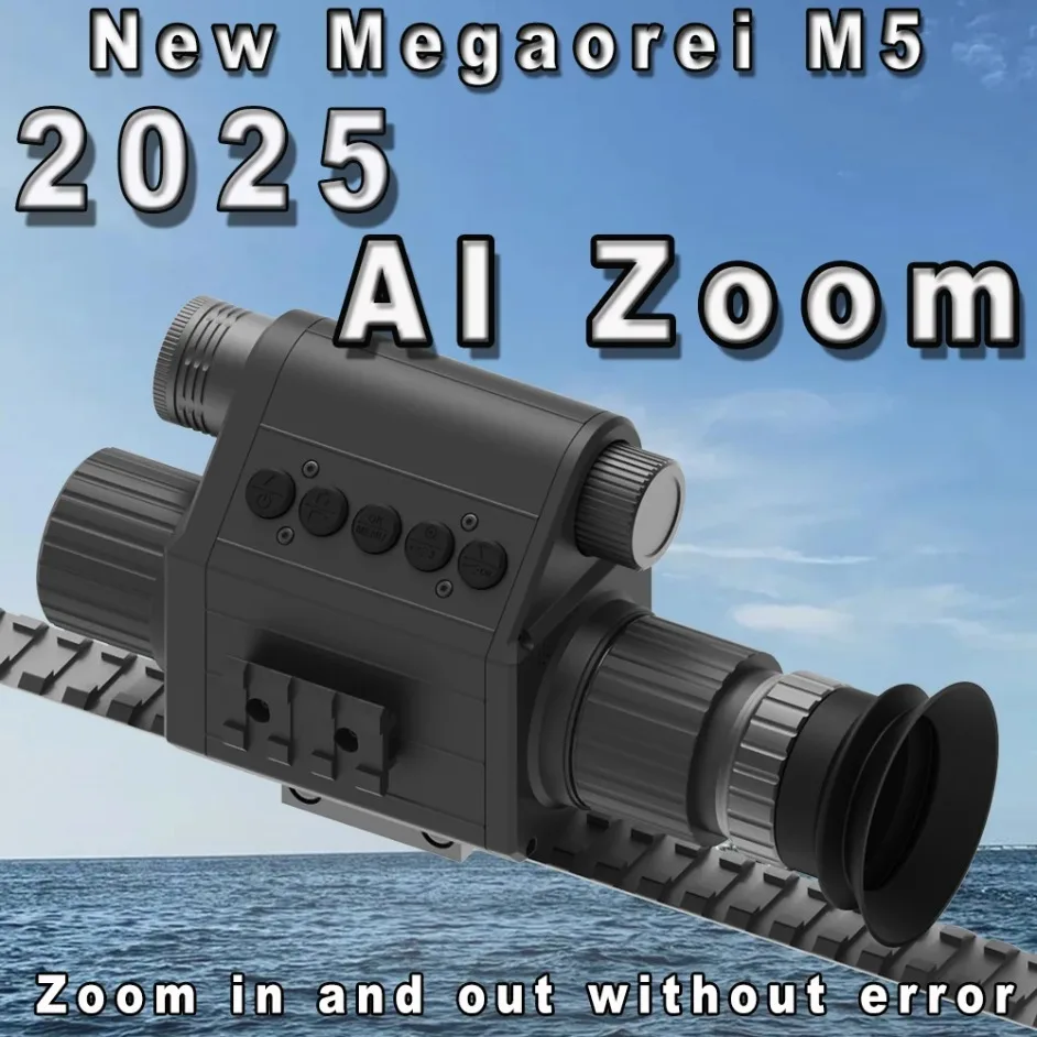 2025 M5 Hunting Camera - New Infrared Monocular Night Vision Scope with AI Zoom Technology for Hunting and Camping