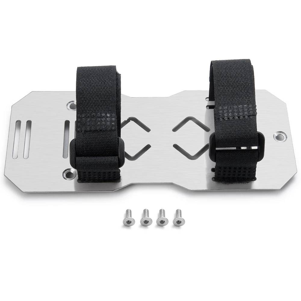 MIBIDAO Stainless Steel Axle Protector Chassis Armor Battery/Bumper Plate For 1/10 TRX-6 TRX6 G63 6X6 RC Crawler Car